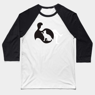 Woman with cats Baseball T-Shirt